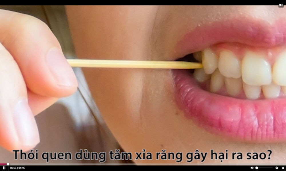 Thói quen dùng tăm xỉa răng gây hại thế nào