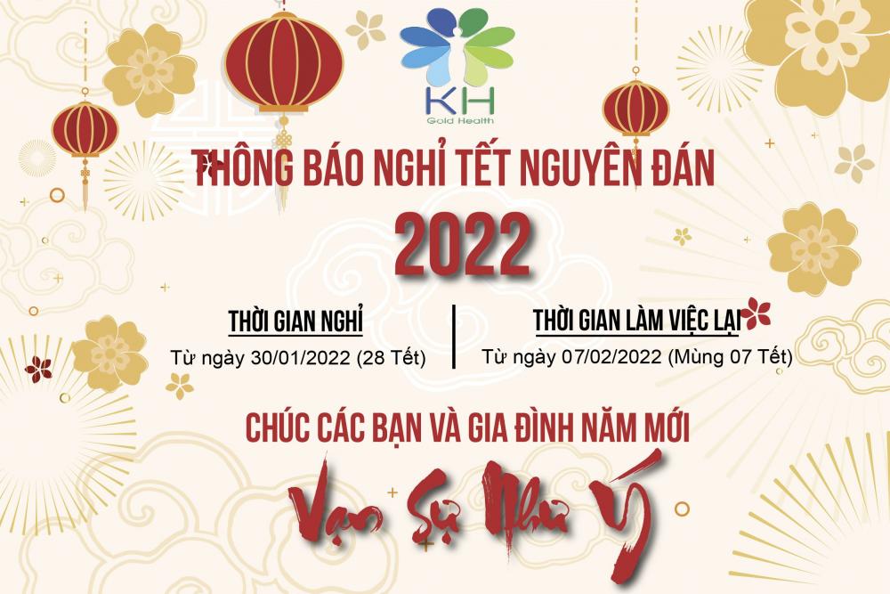 THÔNG BÁO LỊCH NGHỈ TẾT NGUYÊN ĐÁN